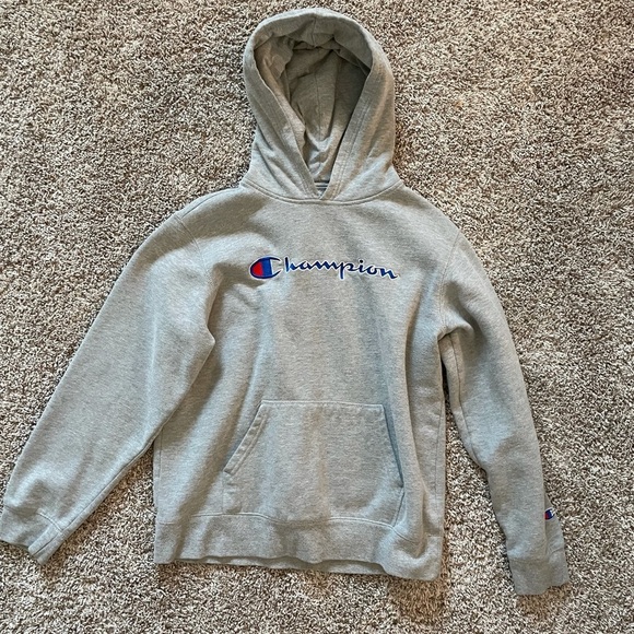 GREY Champion Hoodie - Picture 1 of 3